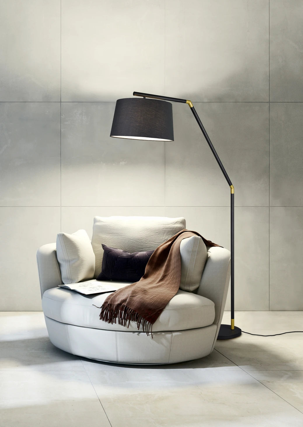 Tracy Arc Floor Lamp - Black