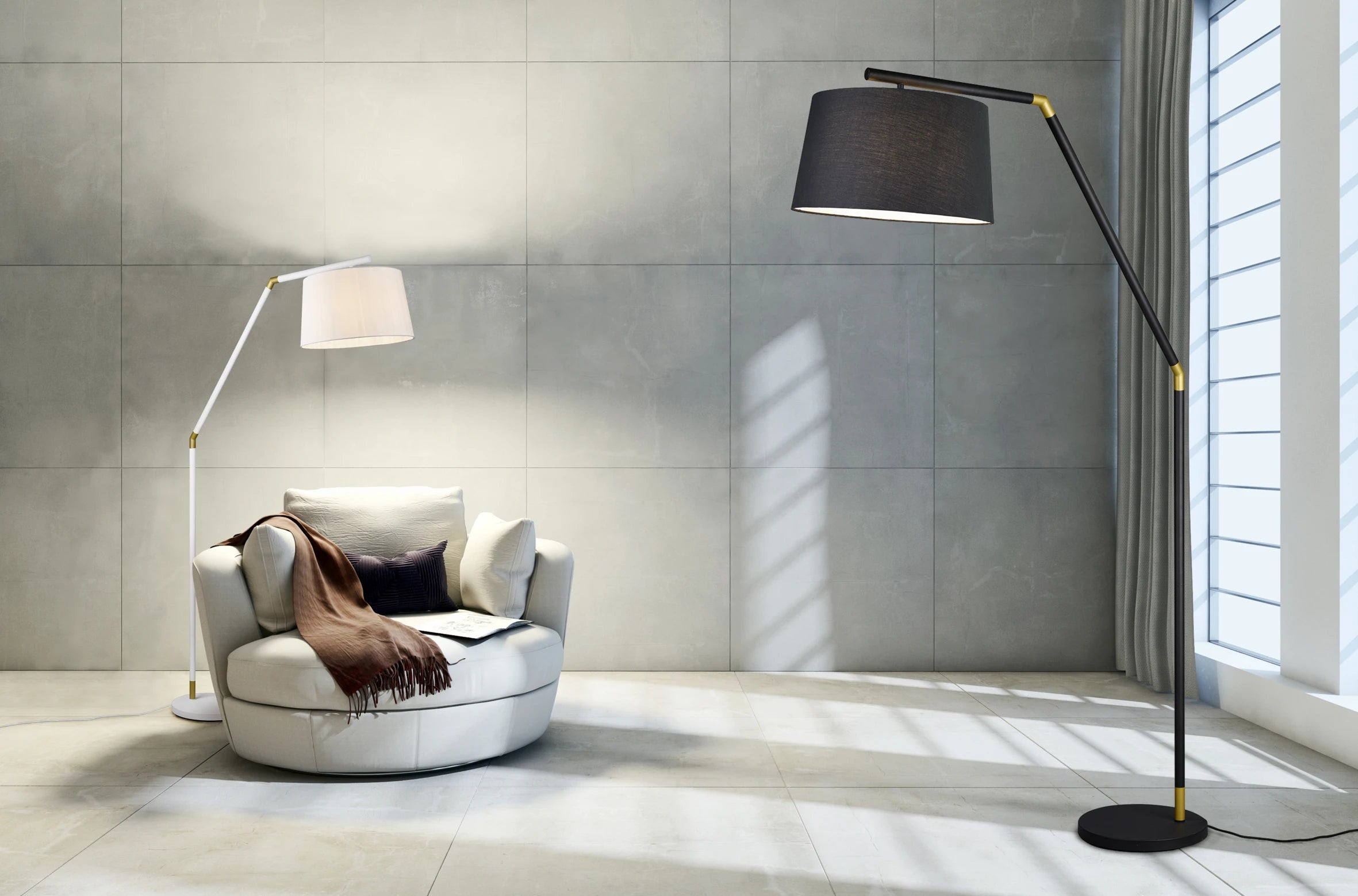 Tracy Arc Floor Lamp - Black