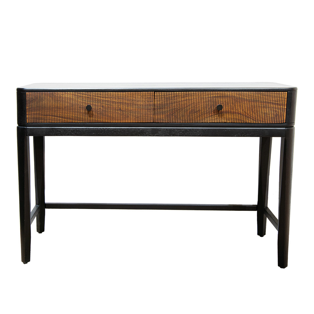 Sullane 2 Drawer Console Table - Stained Wood
