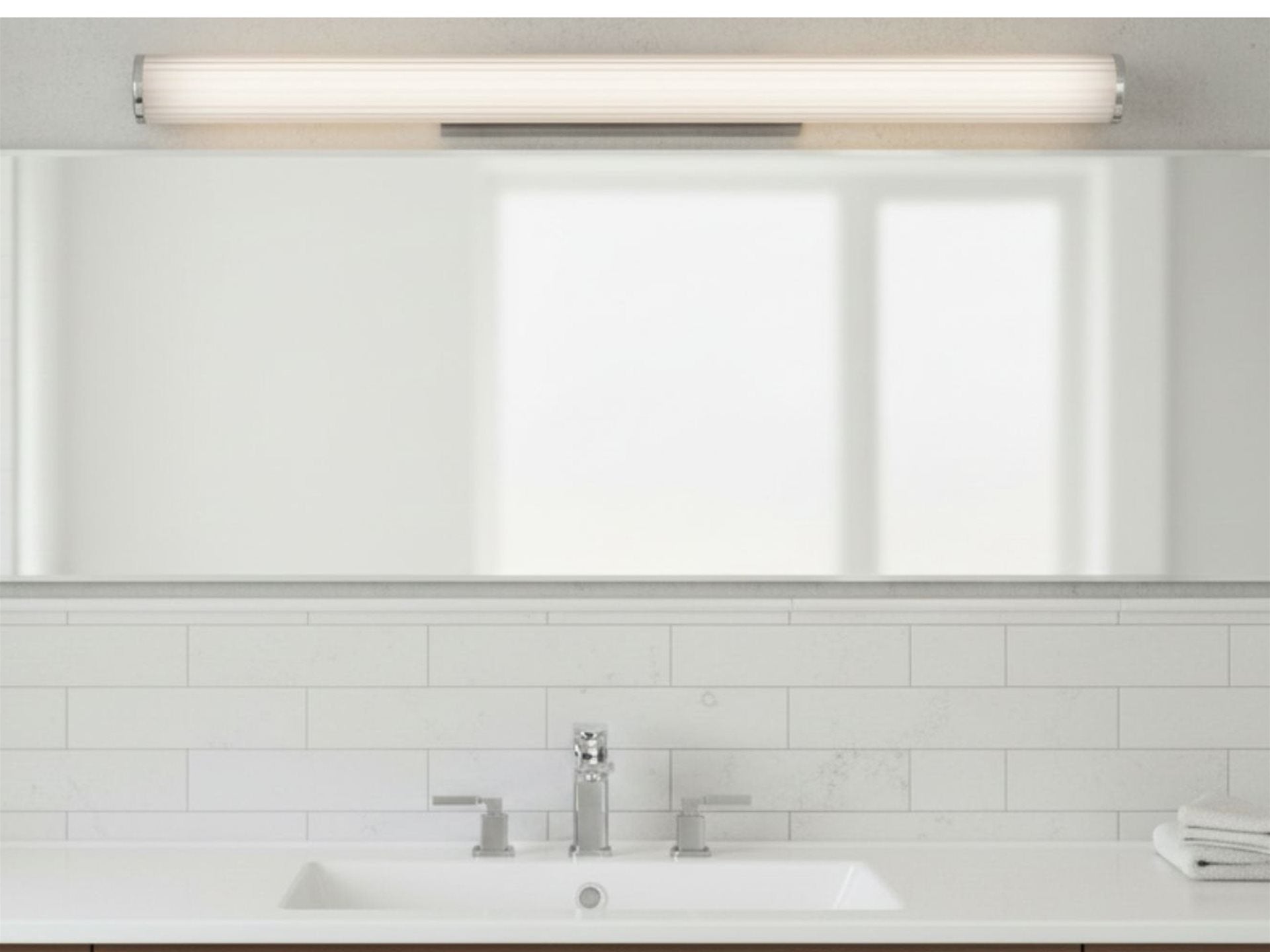 Coral LED Wall Light- Chrome