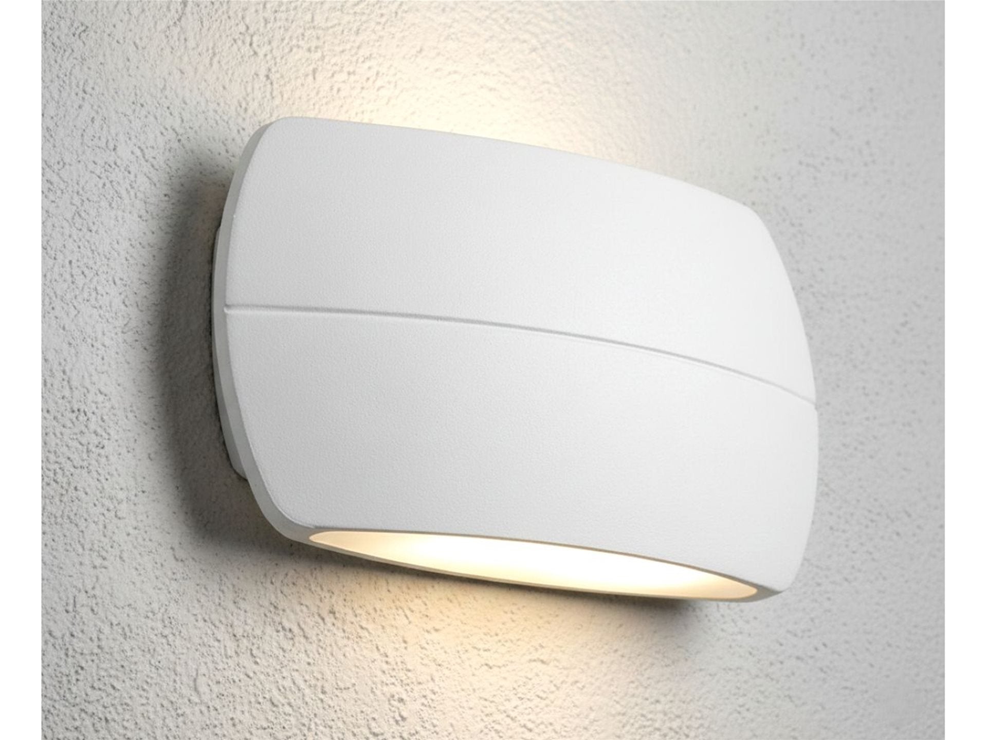 Carmen LED Wall Light- White/ Graphite