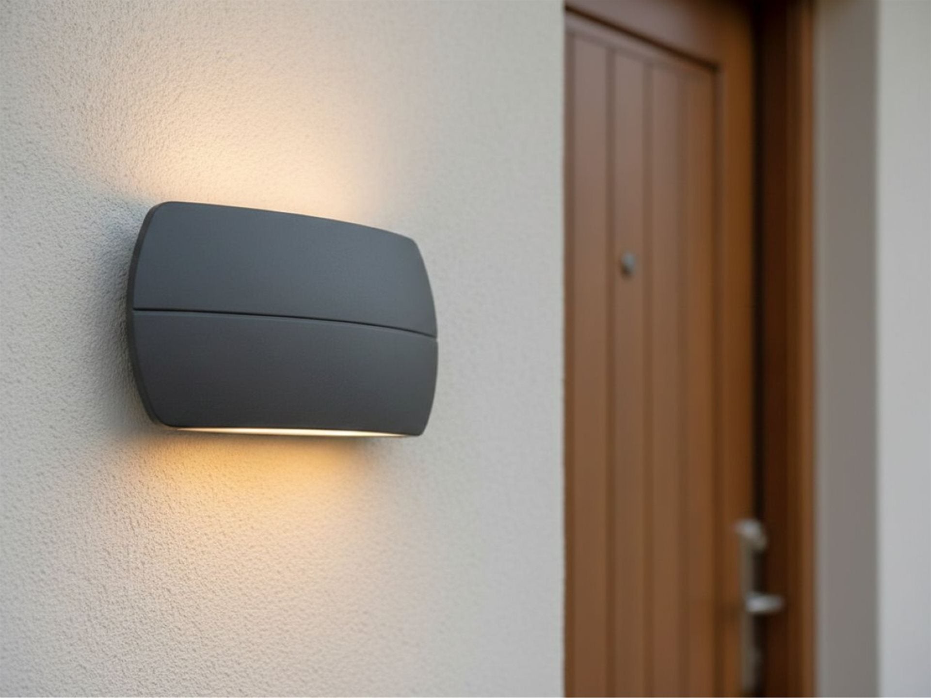 Carmen LED Wall Light- White/ Graphite