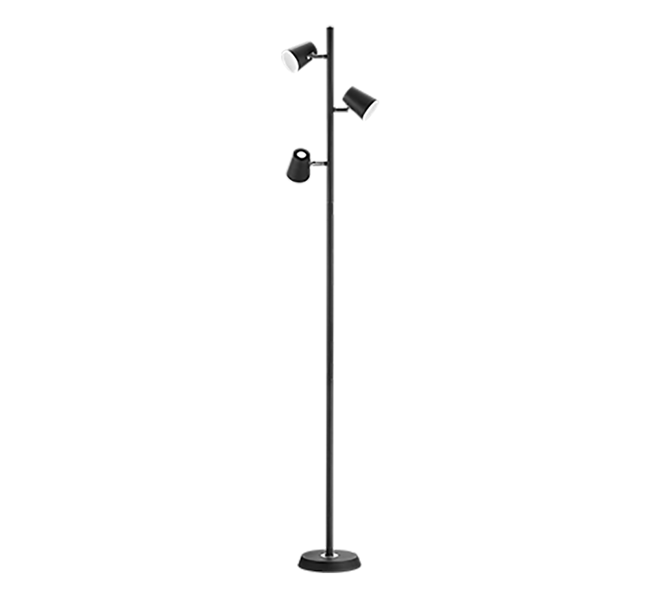 Narcos Modern LED Floor Lamp - Black