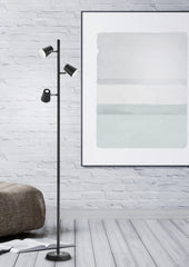Narcos Modern LED Floor Lamp - Black