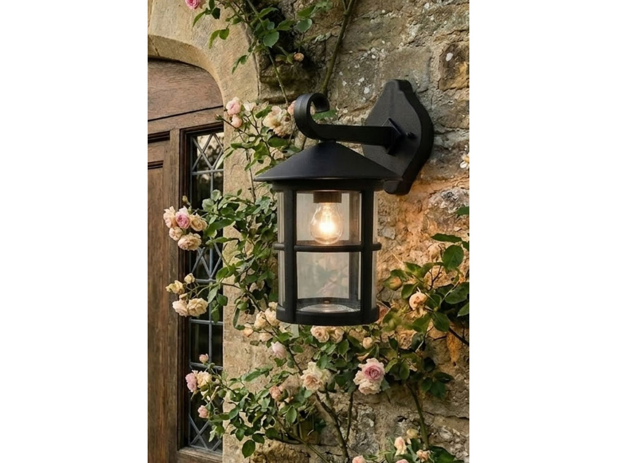 Stratford Downlight Lantern- Black/ Bronze