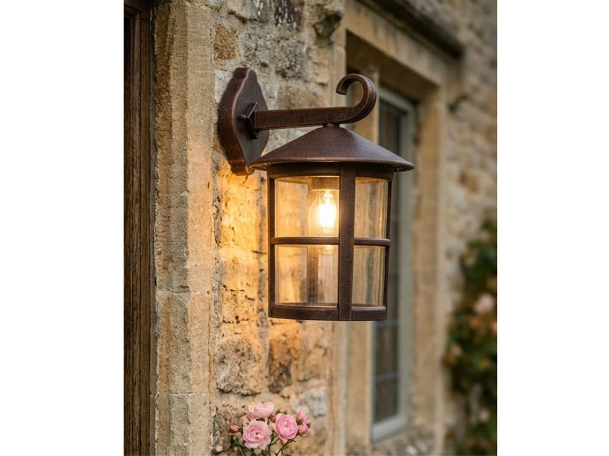 Stratford Downlight Lantern- Black/ Bronze