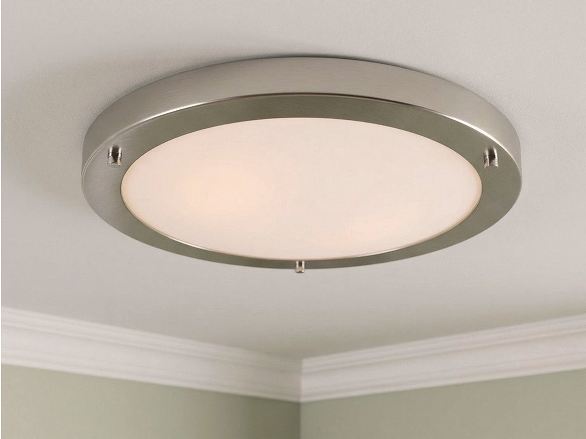 Rondo Flush Ceiling Fitting/Wall Light- Various Finishes
