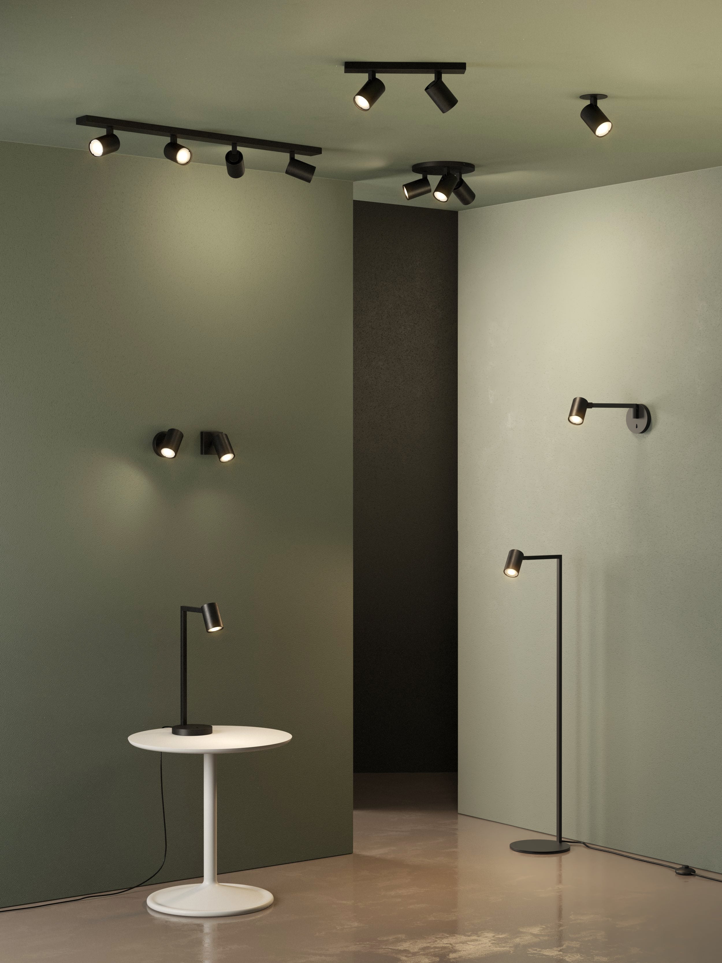 Ascoli Single Switched Reading Light - Various Finishes