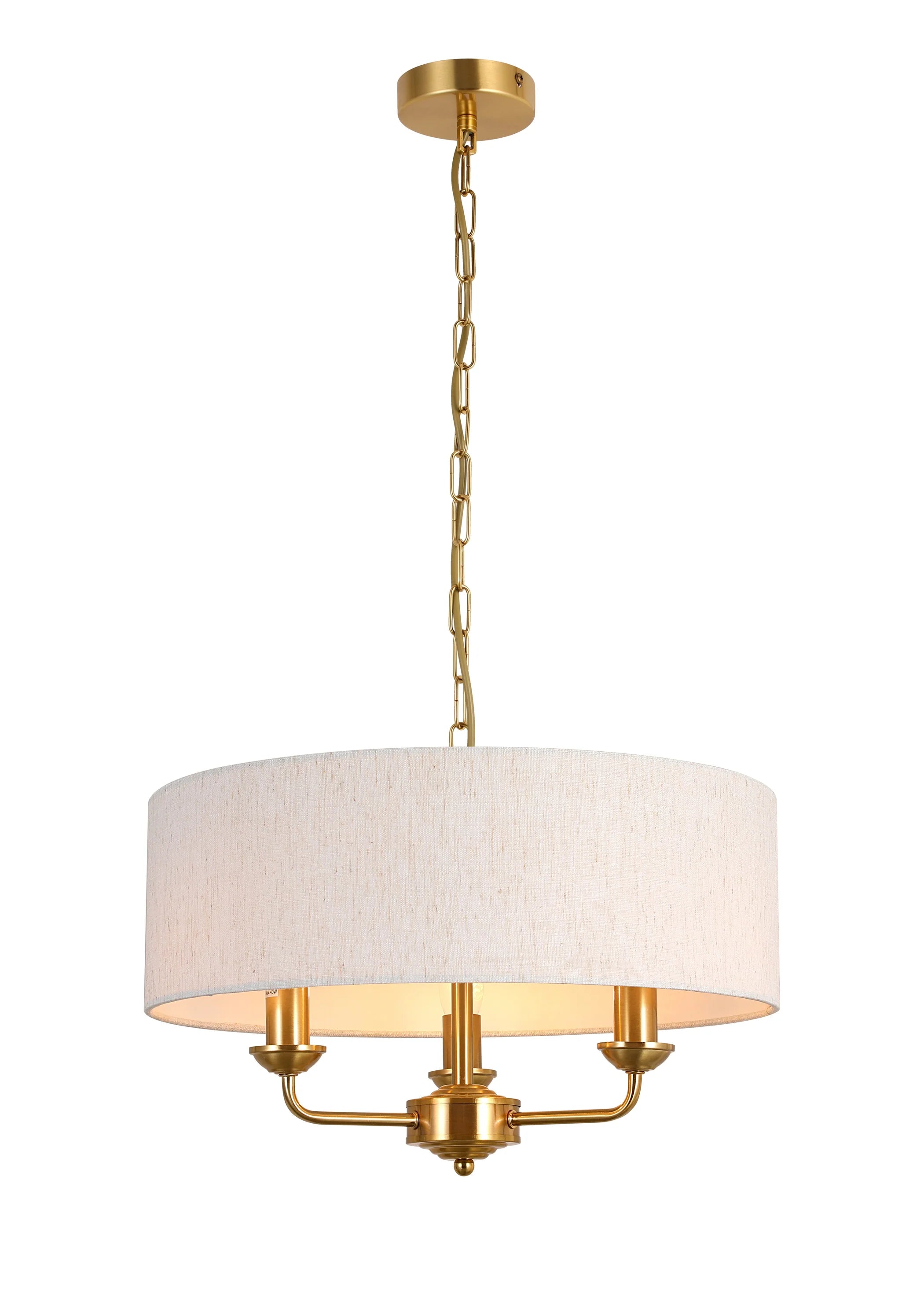 Lexi 3lt/6lt Chandelier- Gold