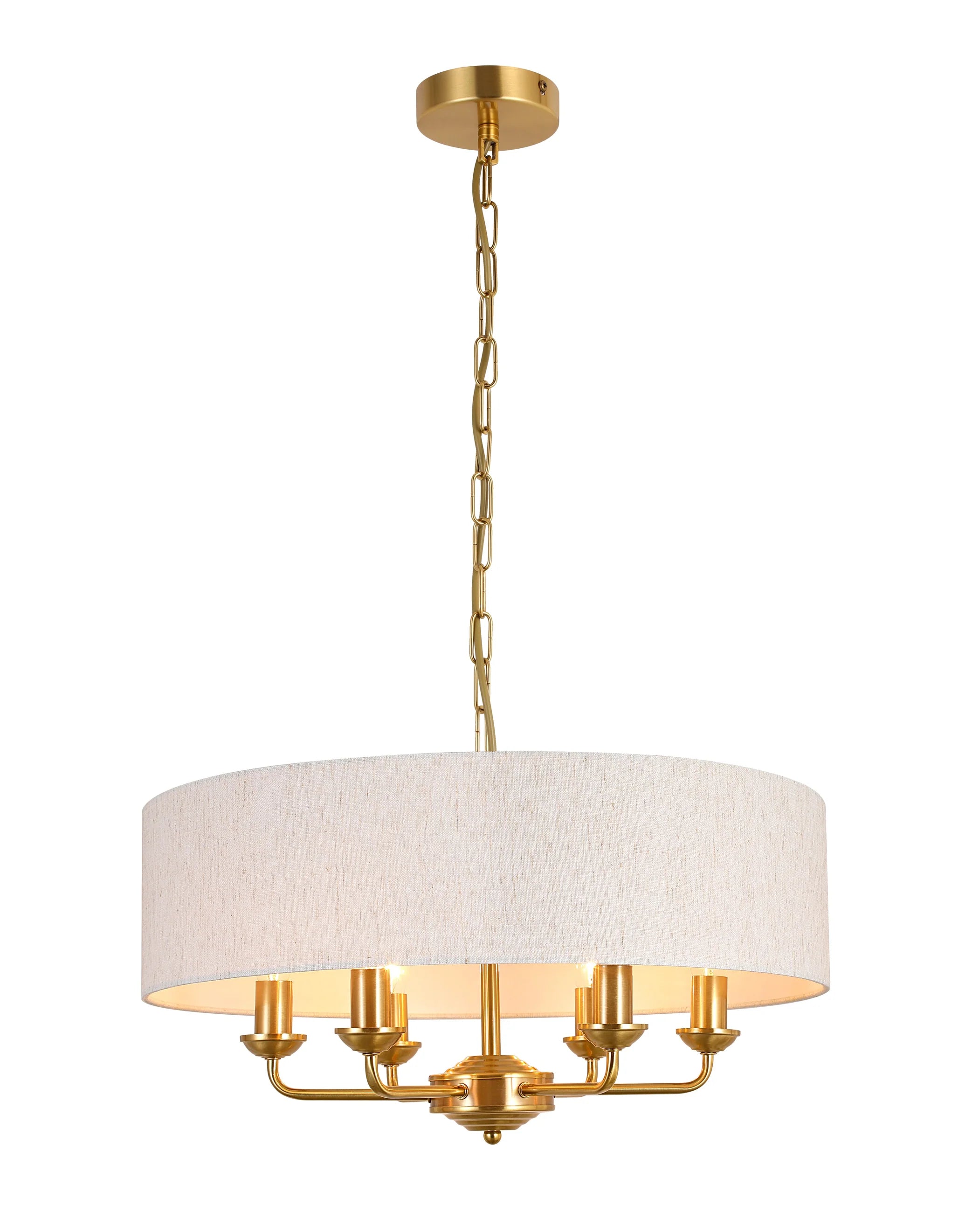Lexi 3lt/6lt Chandelier- Gold