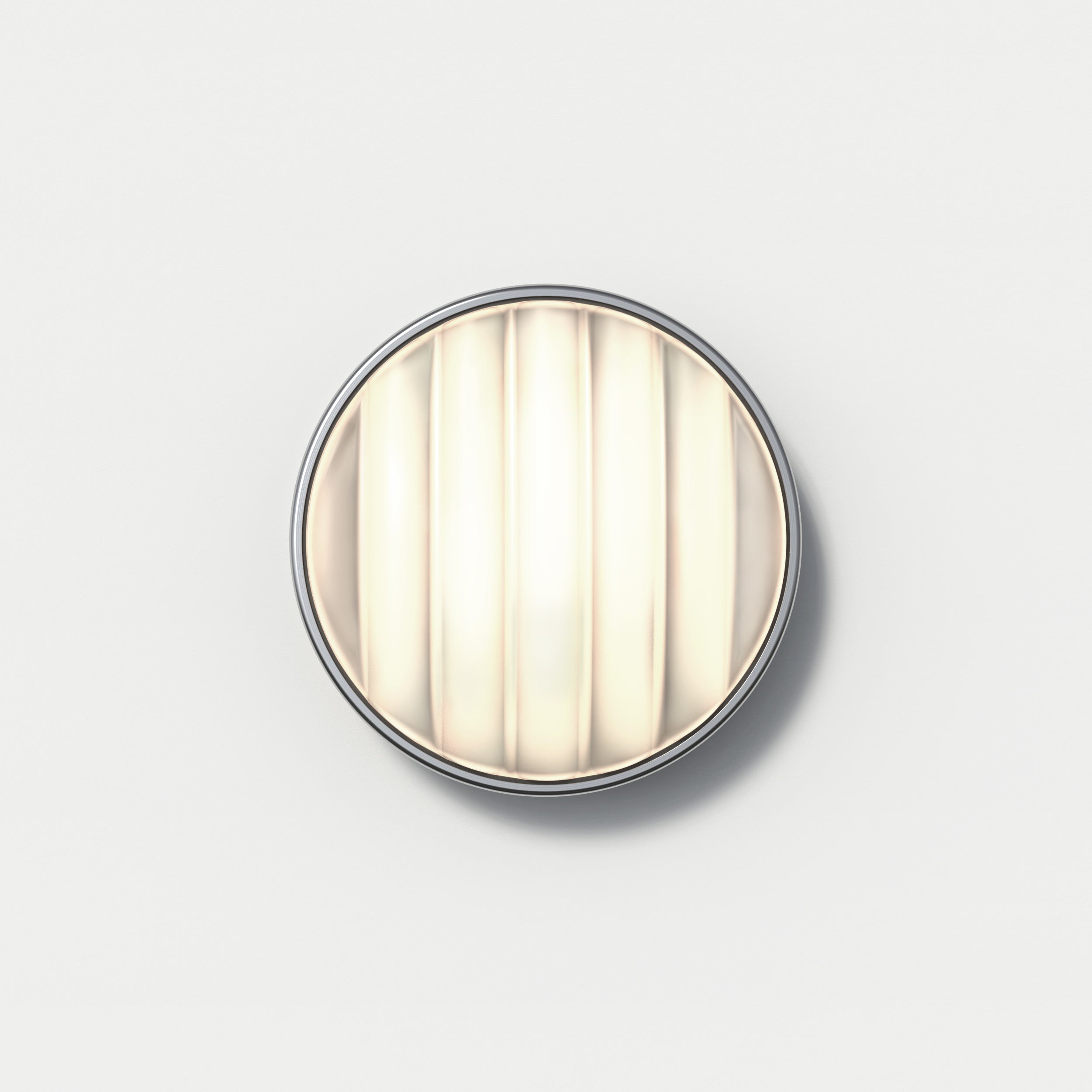 Montreal Round 220/300 Outdoor Wall Light- Black/ Brushed Stainless Steel