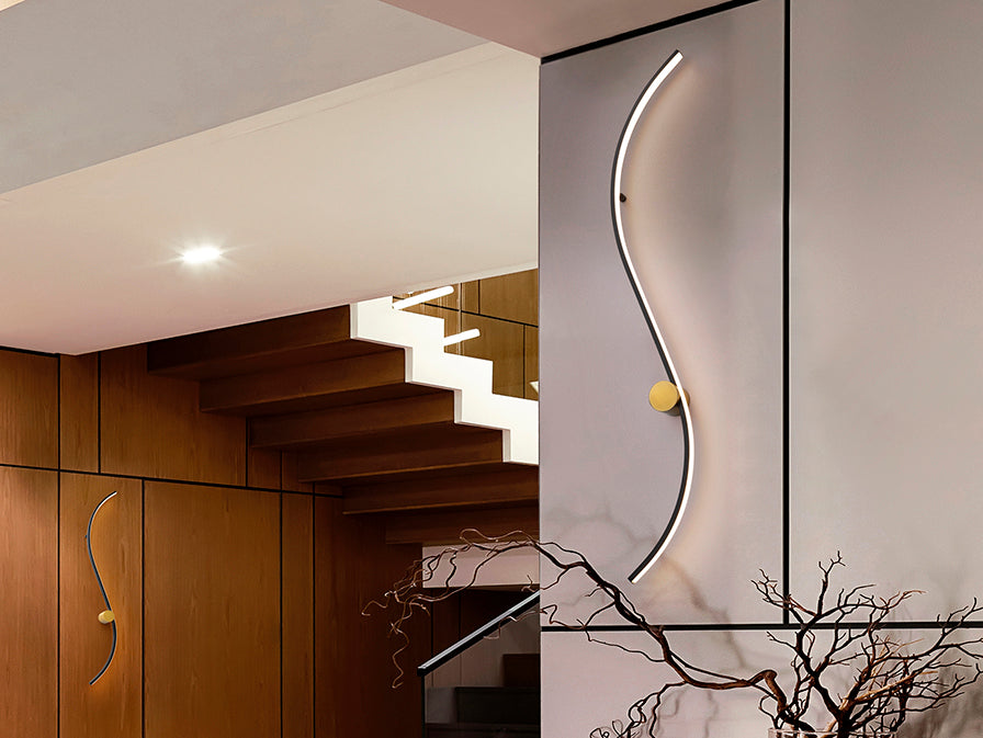 Siloe LED Wall Light - Black