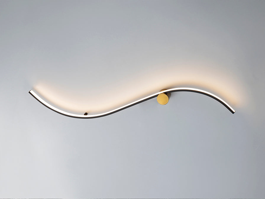 Siloe LED Wall Light - Black