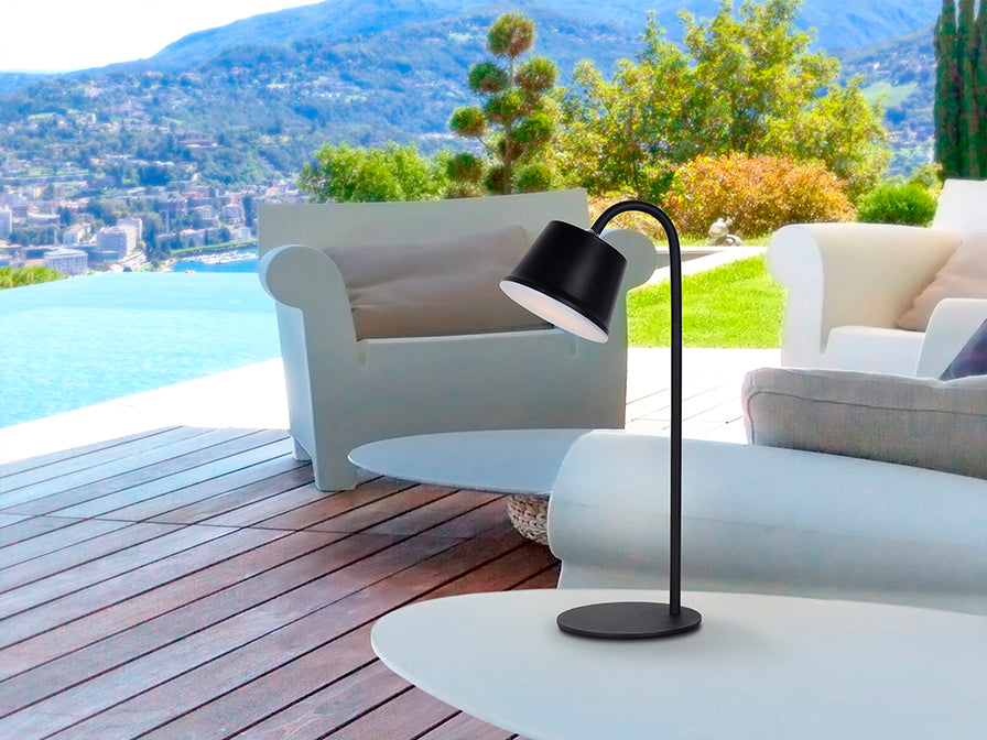 Cuco LED Table Lamp- Black/ White Finishes