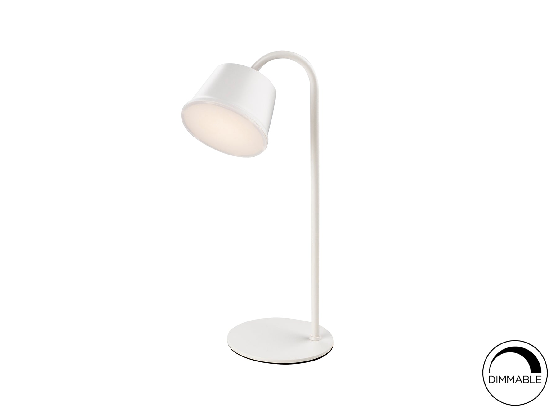 Cuco LED Table Lamp- Black/ White Finishes