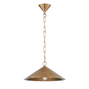 Midvale 1Lt Pendant - Patina Brass