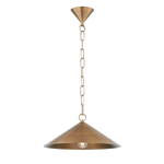 Midvale 1Lt Pendant - Patina Brass