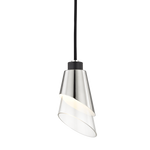 Angie 1Lt Pendant - Brass/Nickel