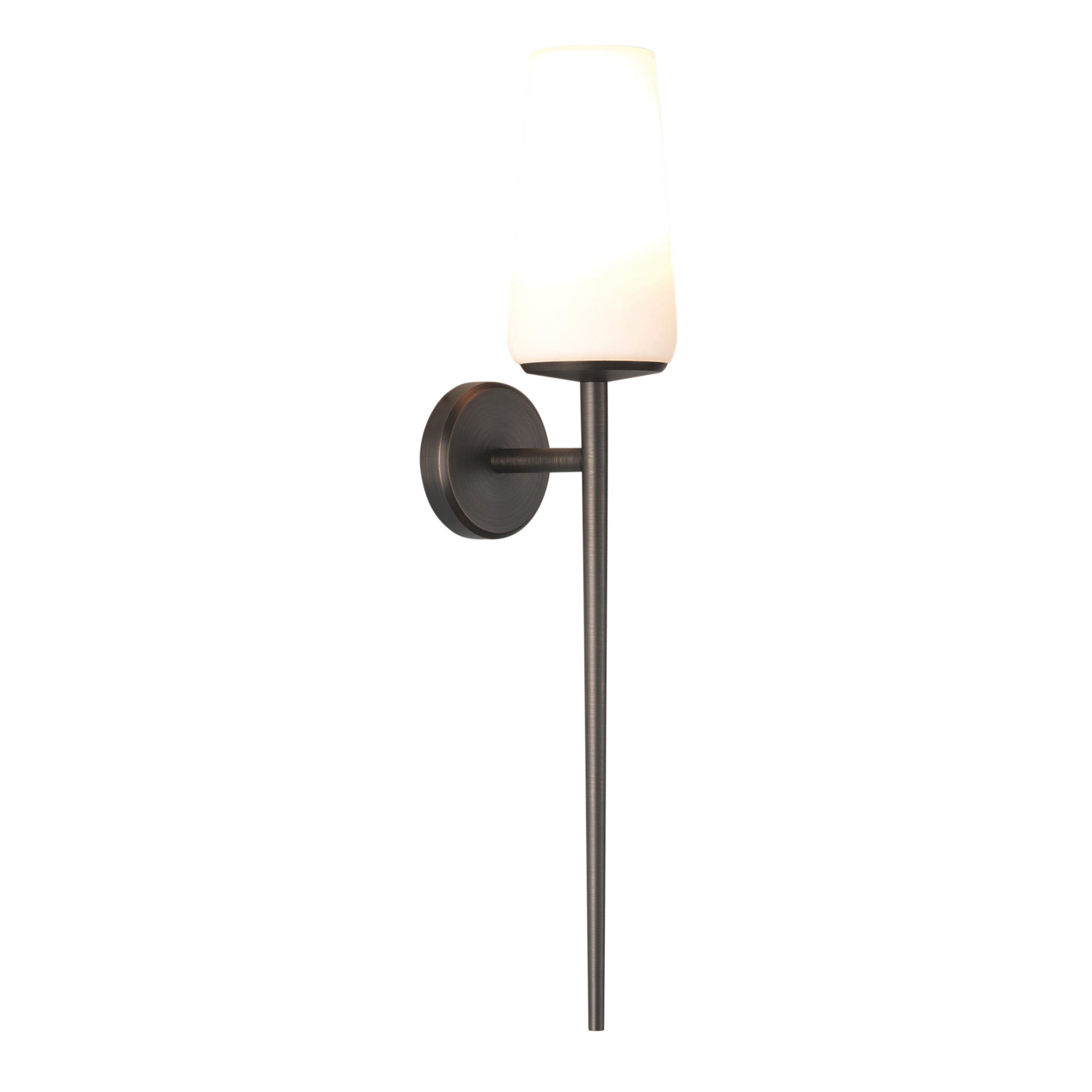 Beauville Bathroom Wall Light- Polished Chrome/ Bronze