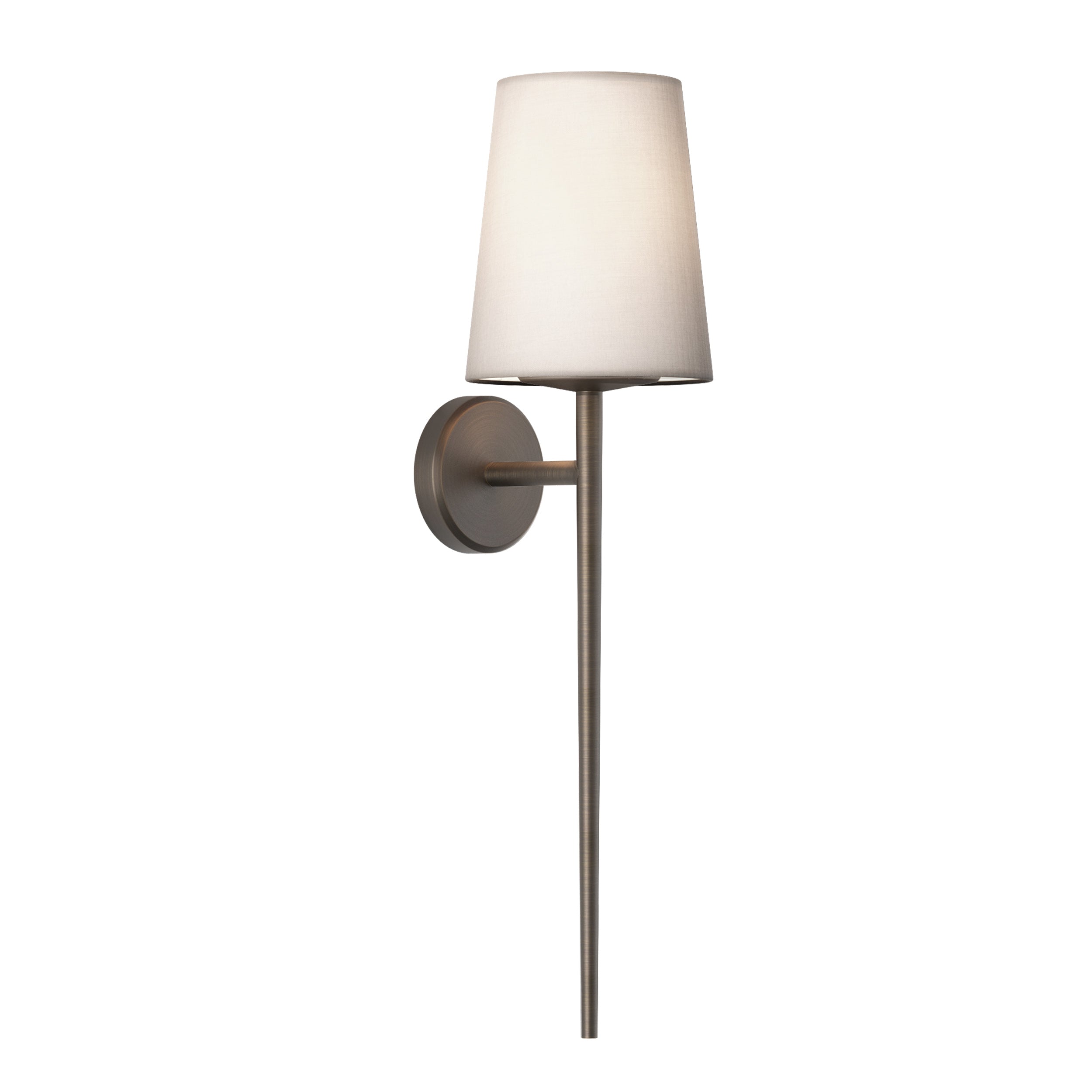 Beauville Bathroom Wall Light- Polished Chrome/ Bronze