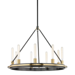Chambers 9/12Lt Pendant - Aged Brass