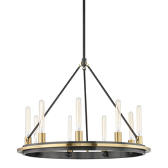 Chambers 9/12Lt Pendant - Aged Brass
