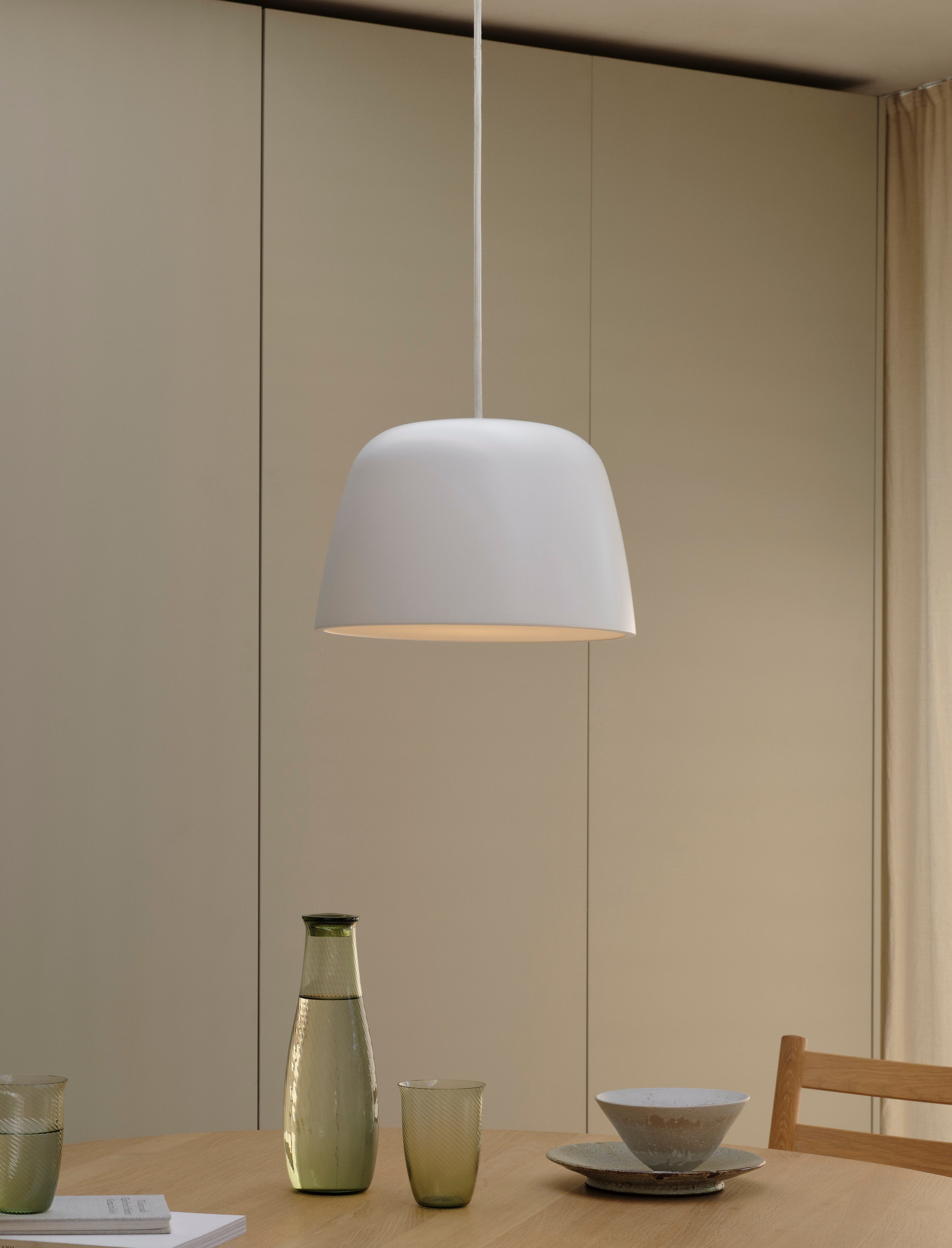 Taiko Pendant Indoor Pedant in Matt Black/Matt White E27 IP20