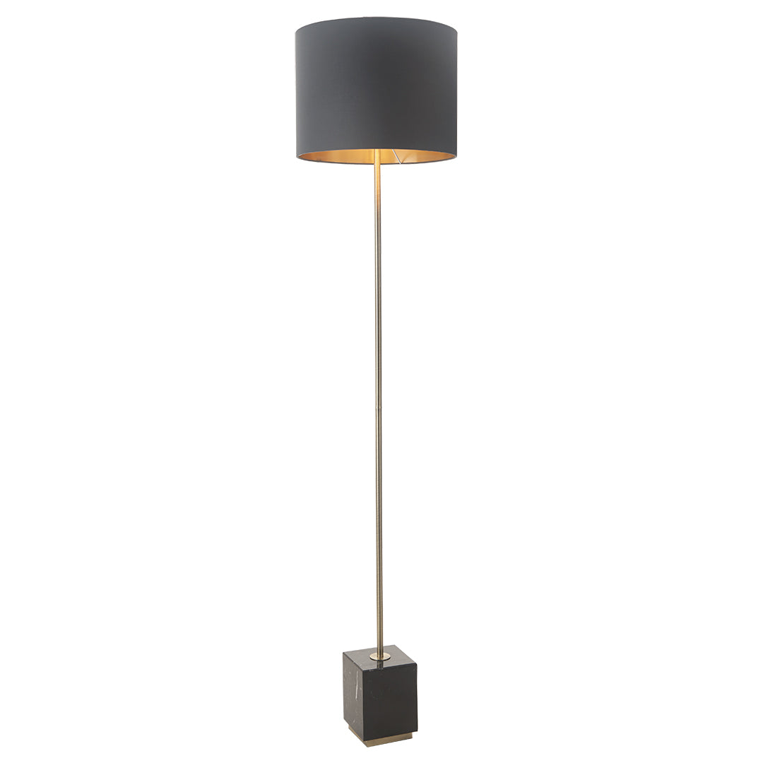 Carmel Floor Lamp - Marble & Brass