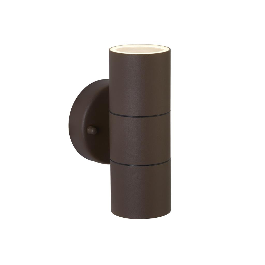 Metro Outdoor Wall Light - Stainless Steel Metal & Glass