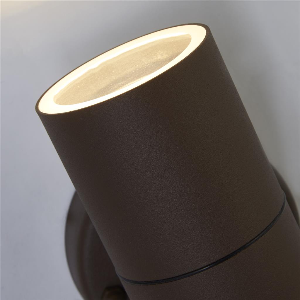 Metro Outdoor Wall Light - Stainless Steel Metal & Glass