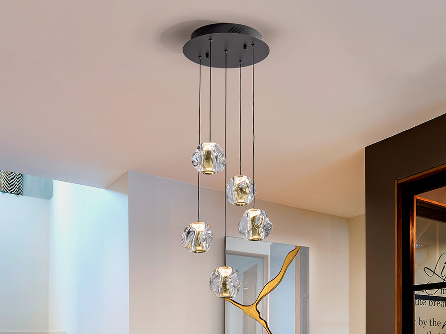 Zaria- Lamp 5/13L- Clear/Amber Dim Ip20 Integrated Led