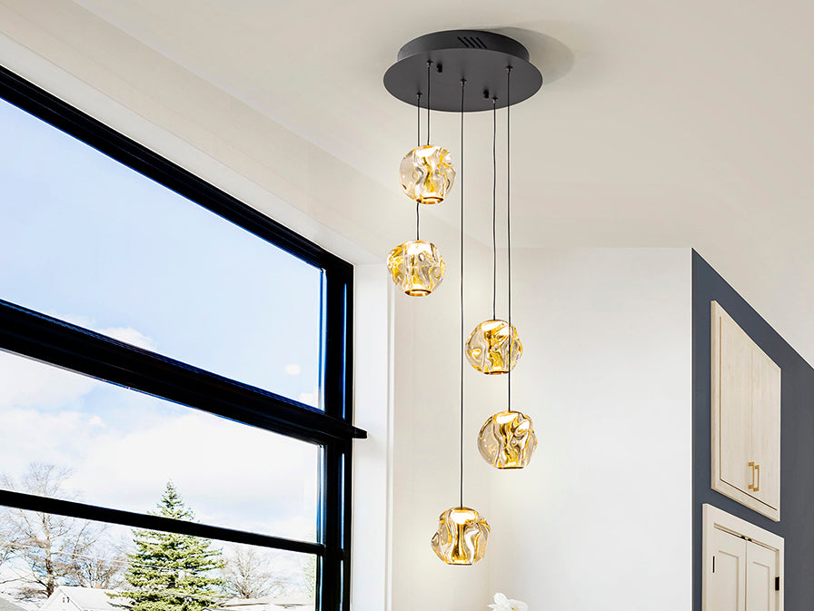 Zaria- Lamp 5/13L- Clear/Amber Dim Ip20 Integrated Led