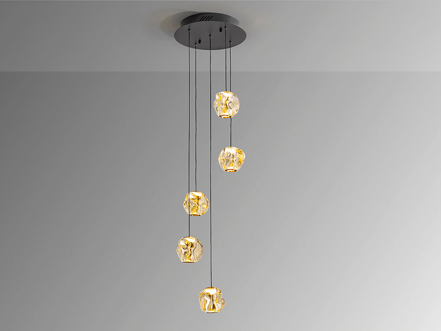 Zaria- Lamp 5/13L- Clear/Amber Dim Ip20 Integrated Led