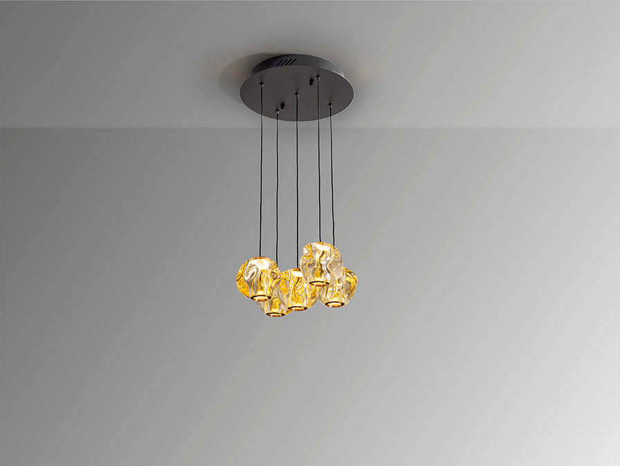Zaria- Lamp 5/13L- Clear/Amber Dim Ip20 Integrated Led