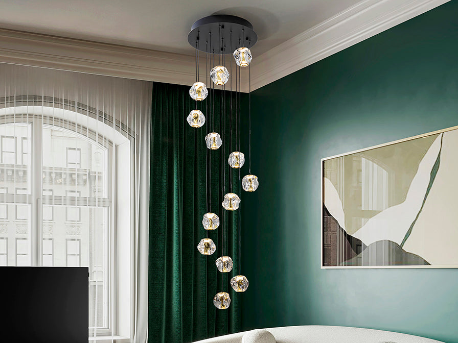 Zaria- Lamp 5/13L- Clear/Amber Dim Ip20 Integrated Led
