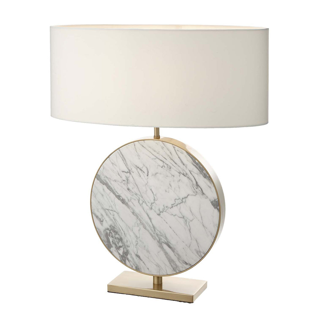 Valery Table Lamp- Brass & Marble