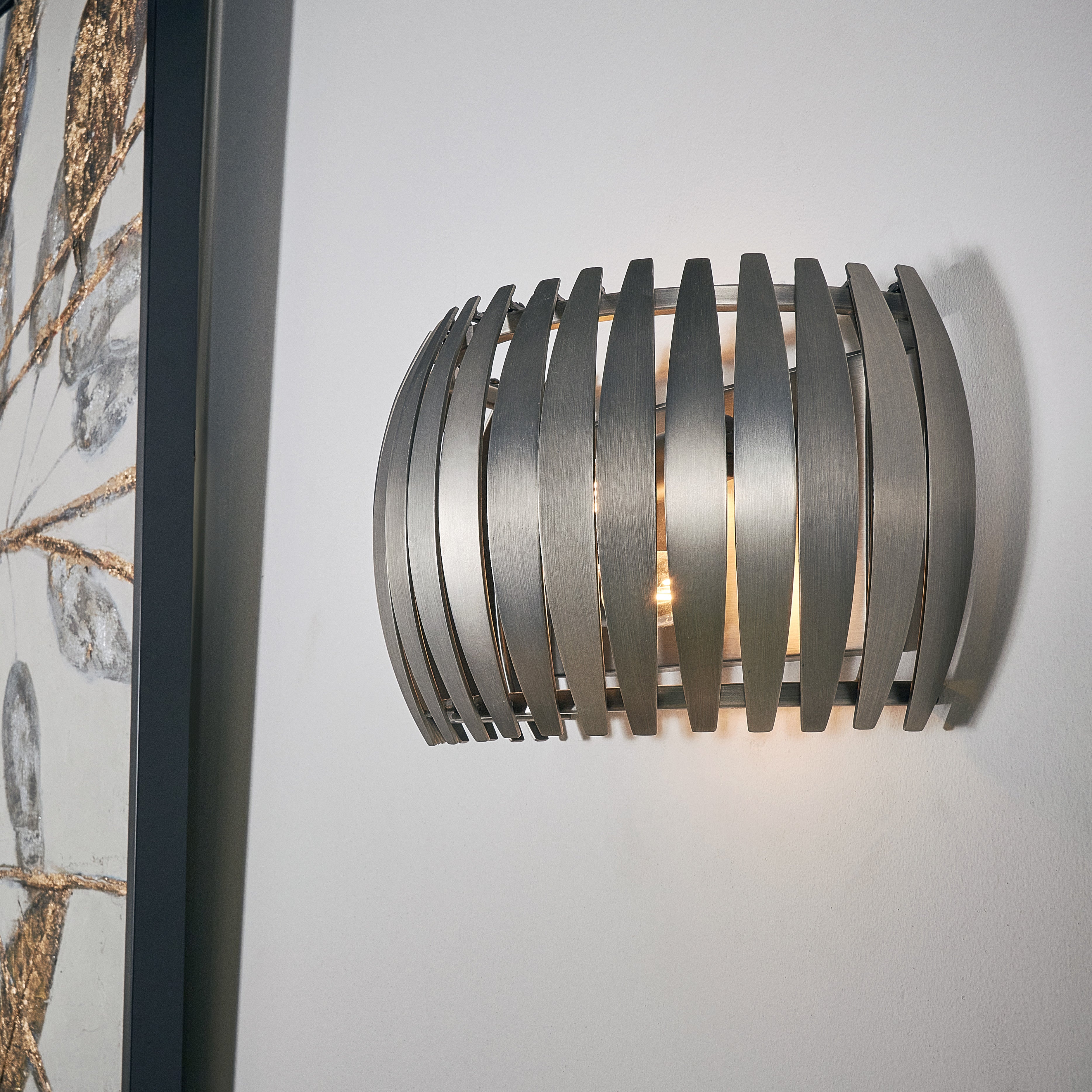 Dean Gunmetal Wall Lamp