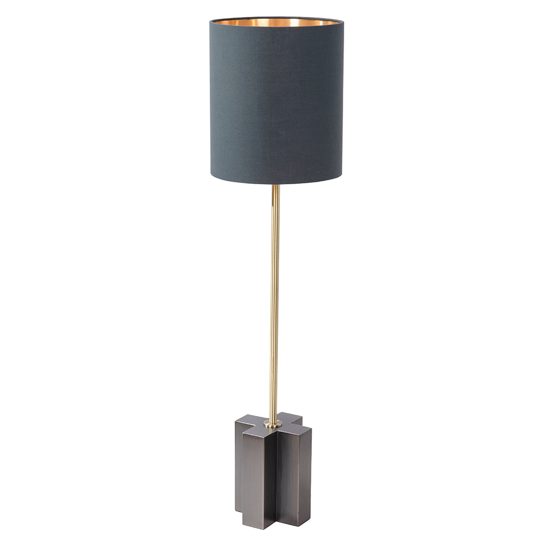 Felix Table Lamp - Brass & Gunmetal