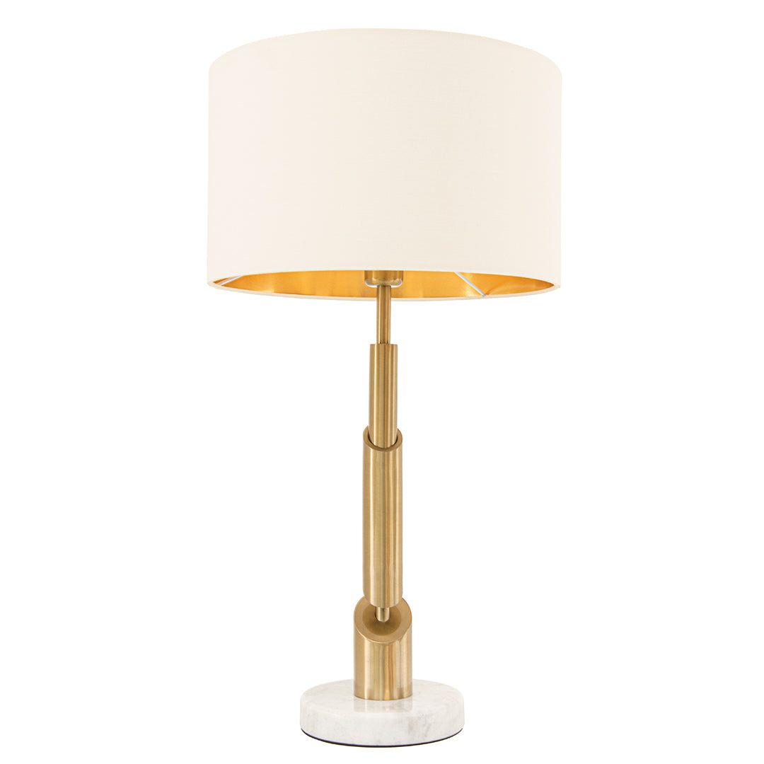 Cassia Table Lamp - Gold & Marble