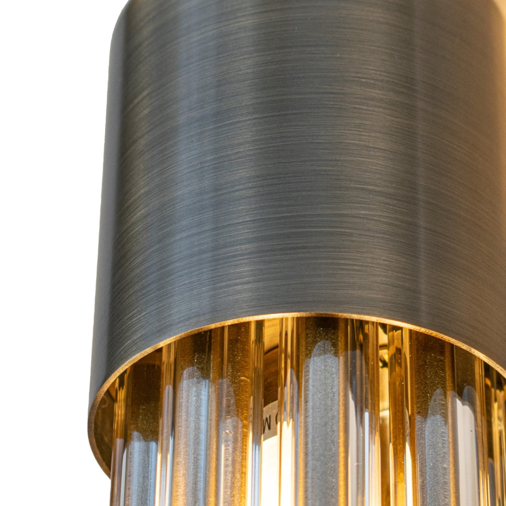 Colmar IP44 Bathroom Wall Lamp - Antique Brass