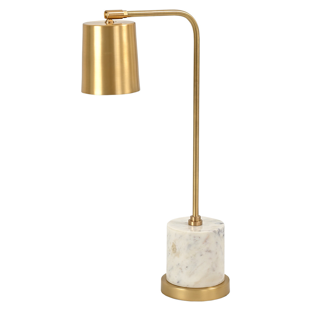 Klamath Table Lamp - Marble & Brass