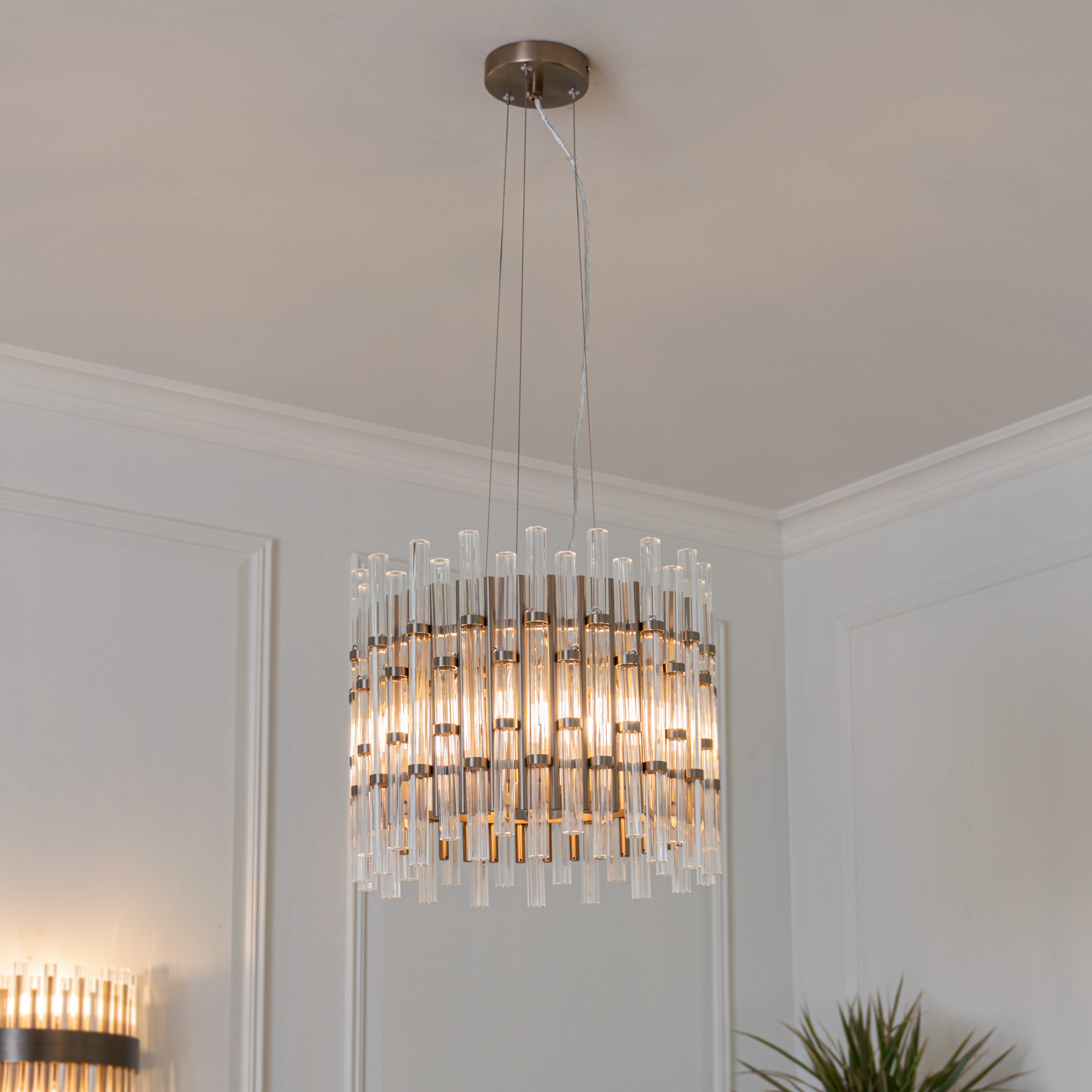 Macci 6Lt Pendant - Brushed Bronze