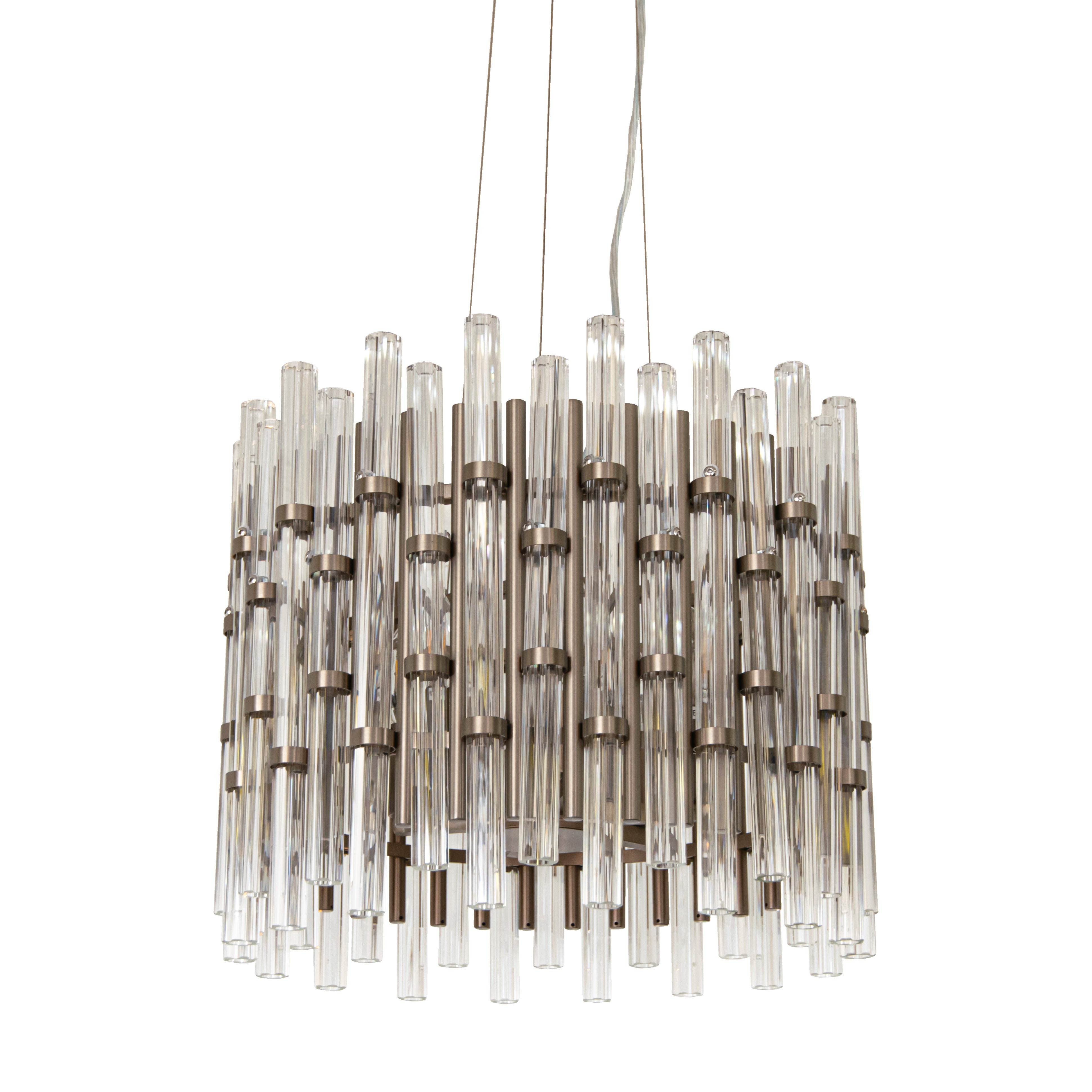 Macci 6Lt Pendant - Brushed Bronze