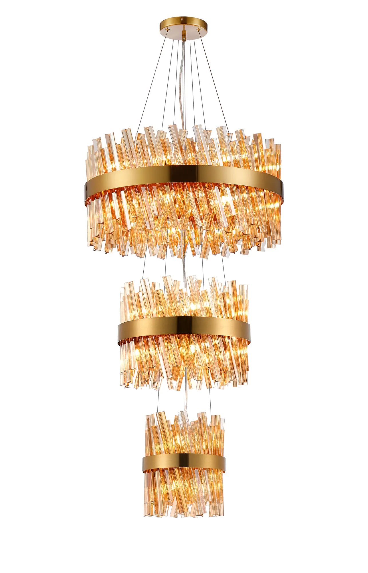 Bellina 2/3/4 Tier Chandelier - Various Sizes & Finishes