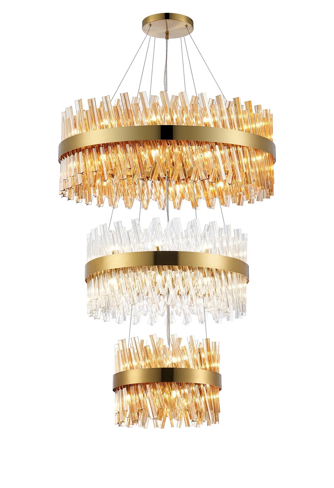 Bellina 2/3/4 Tier Chandelier - Various Sizes & Finishes