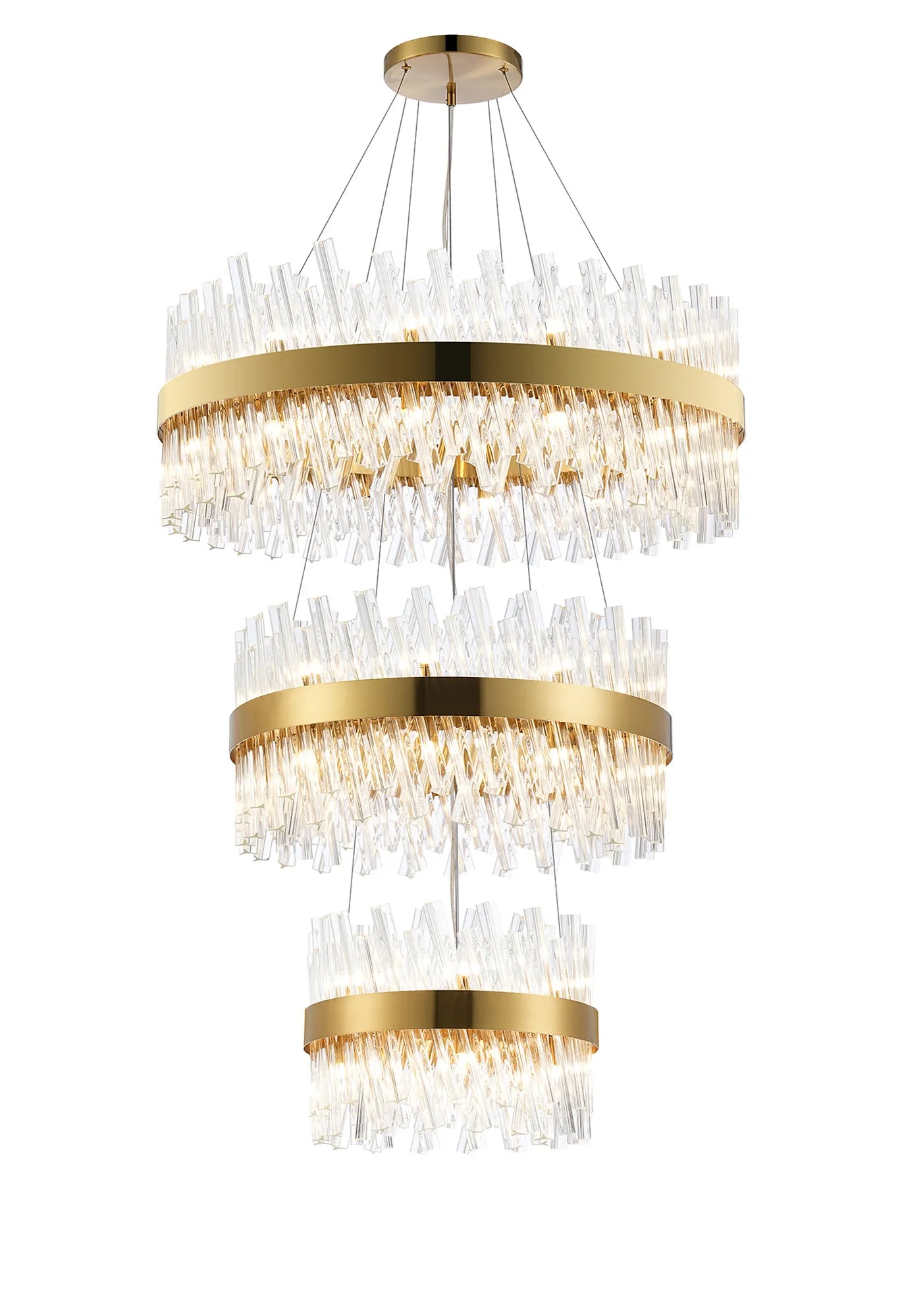 Bellina 2/3/4 Tier Chandelier - Various Sizes & Finishes