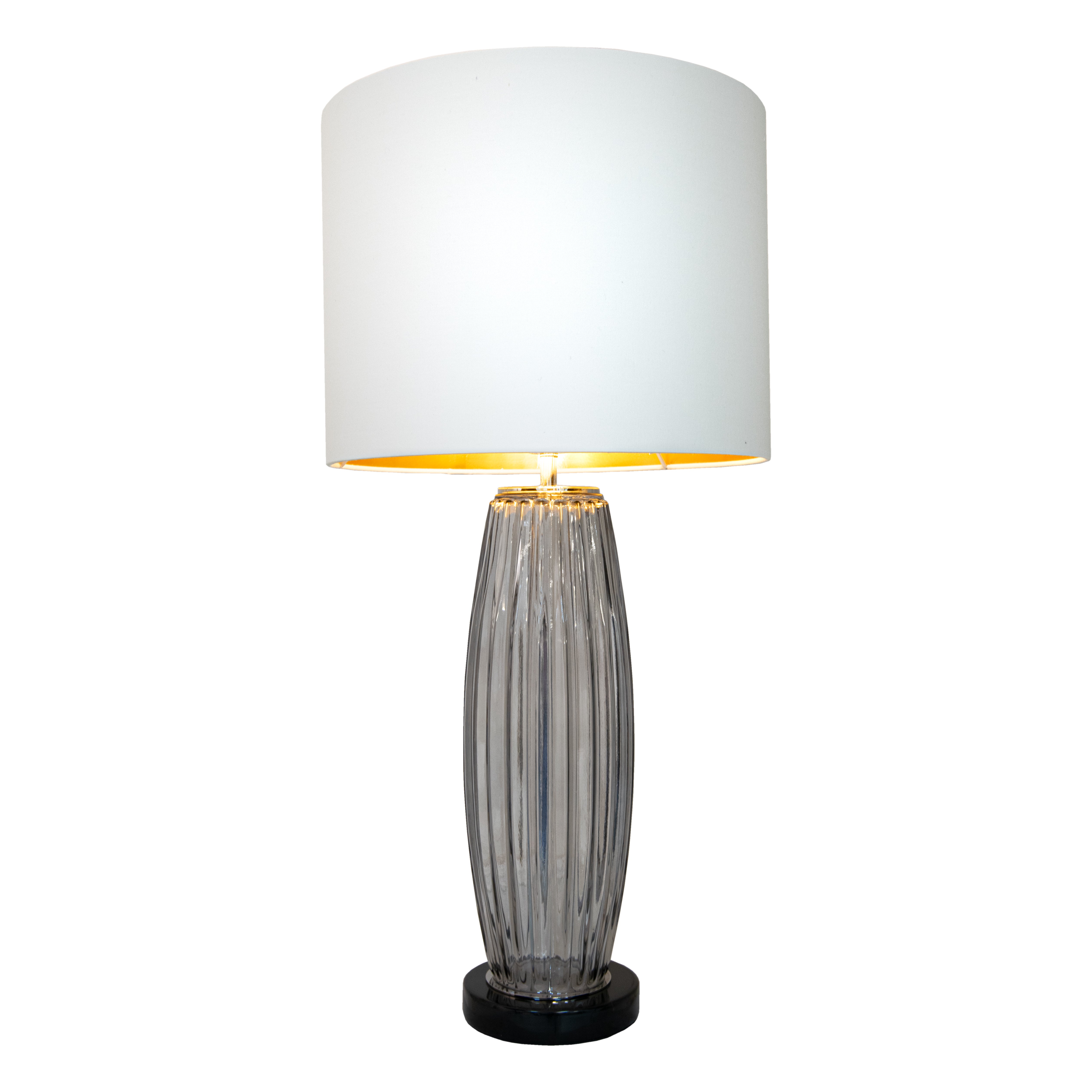 Tage Table Lamp - Marble & Smoked Glass