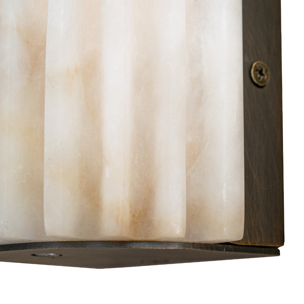 Loreen Wall Lamp - Alabaster & Bronze
