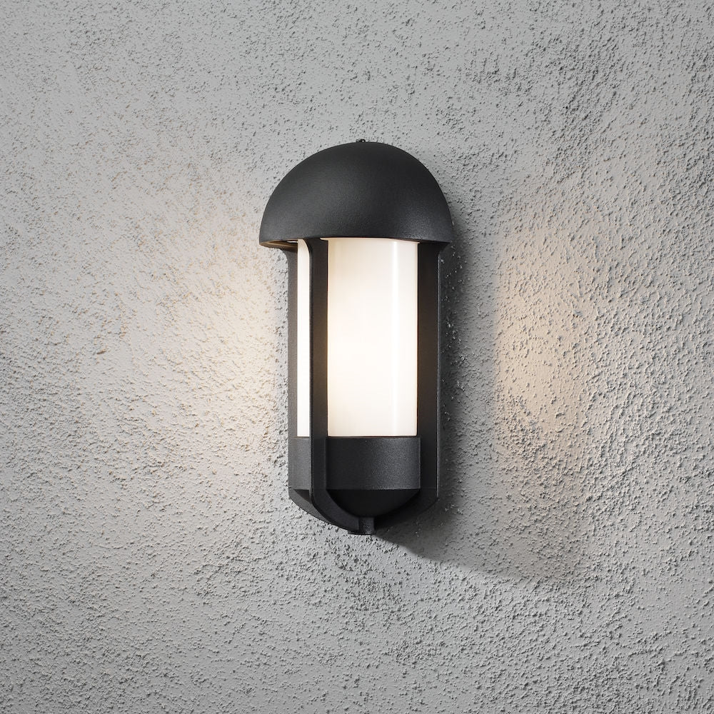 Tyr Grey/Black Wall Light E27 IP23