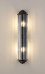 Gwen 2 Light Glass Rod Wall, E14, IP44, Various Colours/FInishes